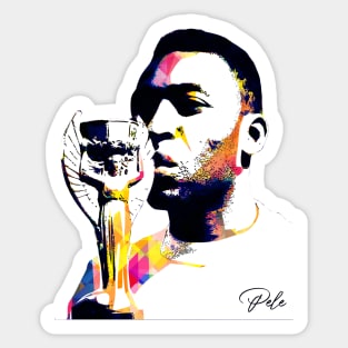 Pele Pop Art Sticker